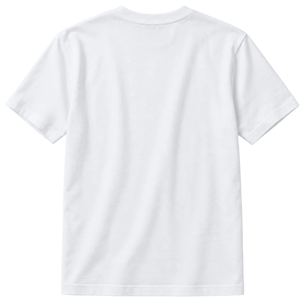 Men's Hybrid Relaxed — White, back flat