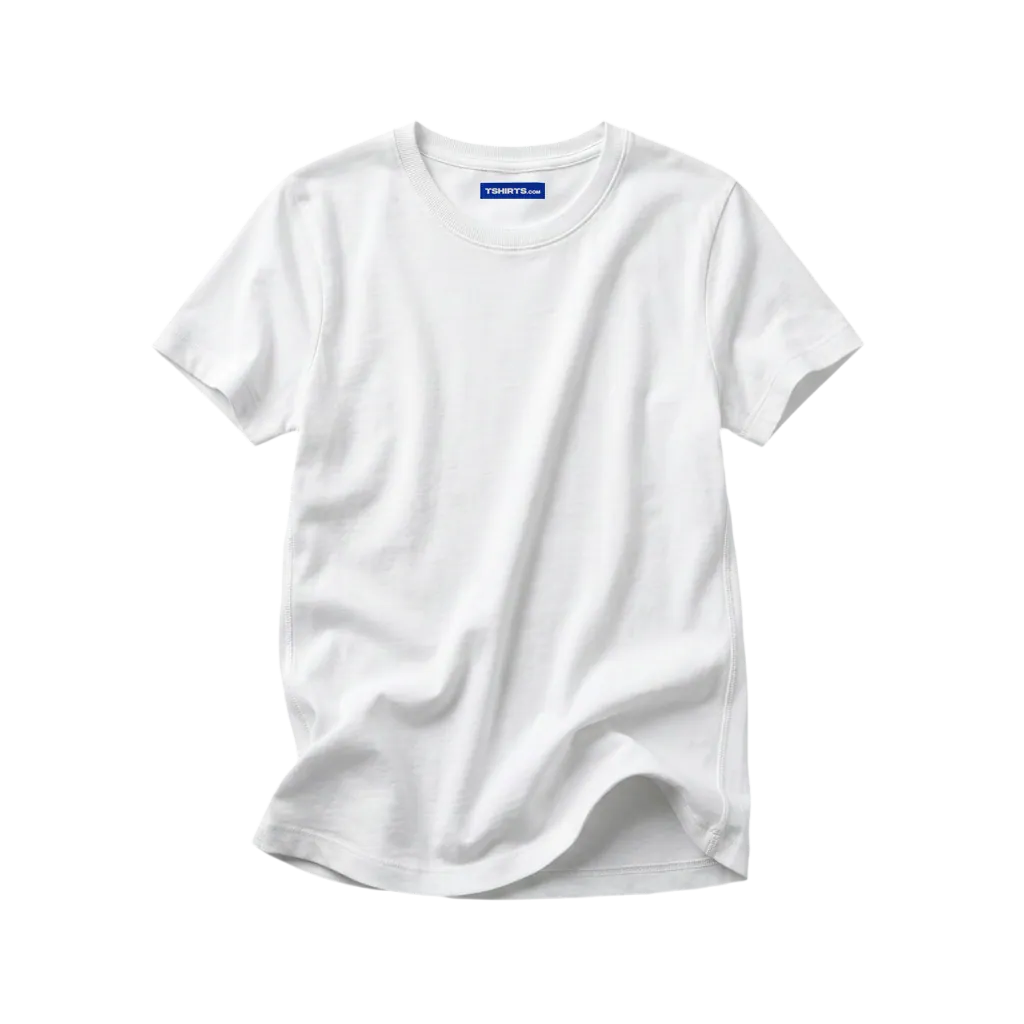 Women's Hybrid Fitted — White, front flat Women's Hybrid Fitted — White, front flat