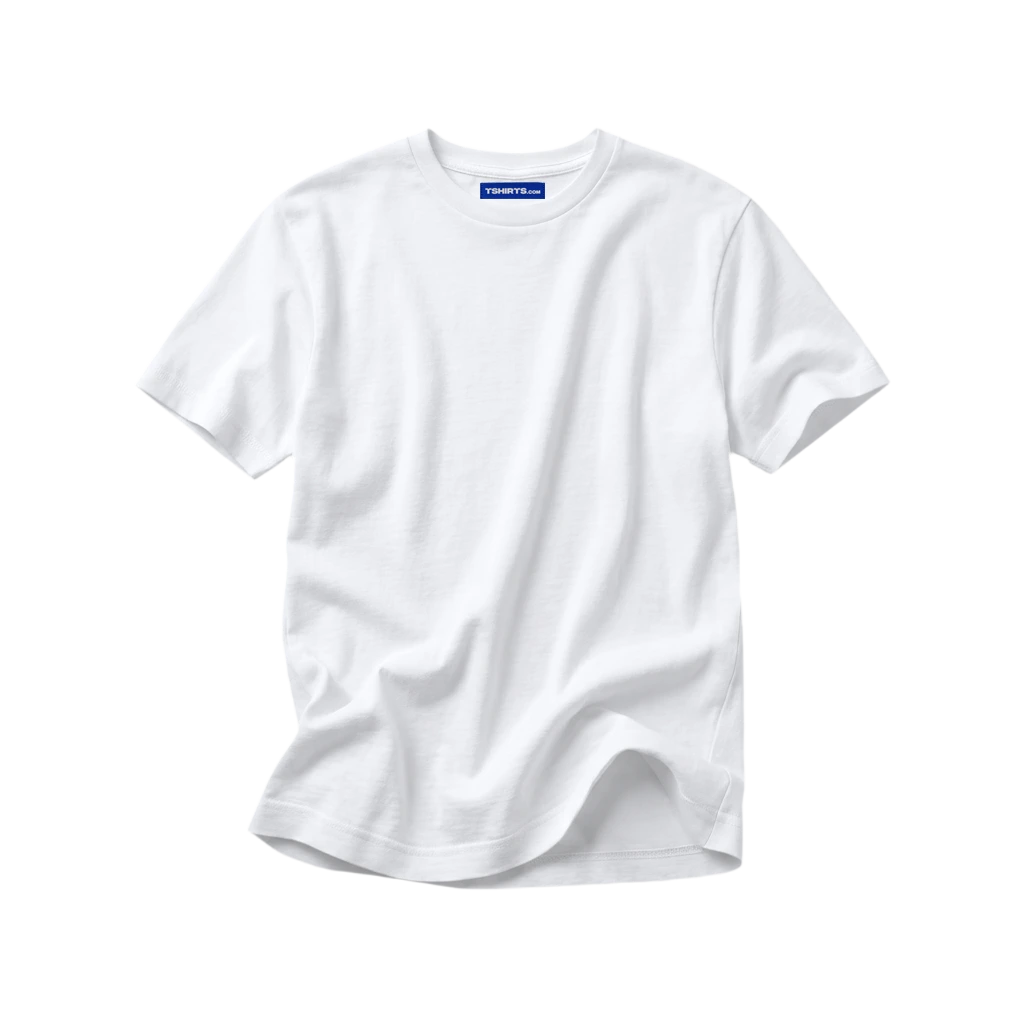 Blank white shirt waiting for a design