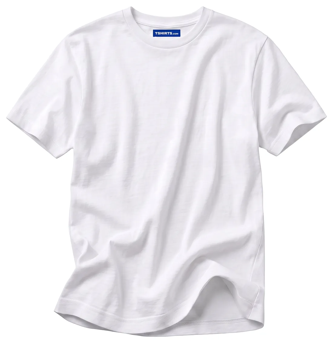 Kids' Cotton Relaxed — White, front flat