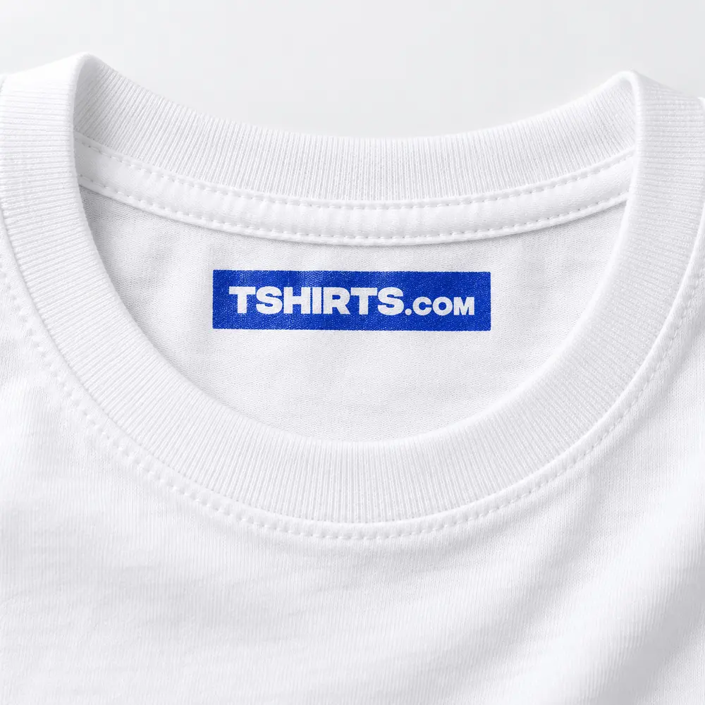 Women's Hybrid Fitted neck label closeup Women's Hybrid Fitted neck label closeup